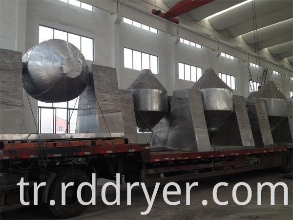 GMP Standard Rotary Conical Vacuum Dryer Machine